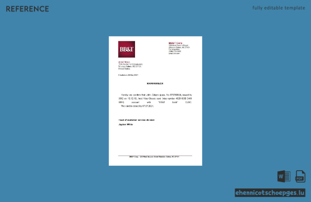 USA BBandT Verschluss Referenzmuster Vorschau